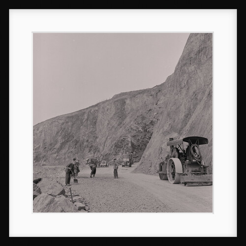 Marine Drive blasting operations by Manx Press Pictures