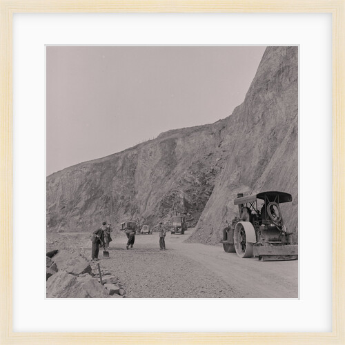 Marine Drive blasting operations by Manx Press Pictures