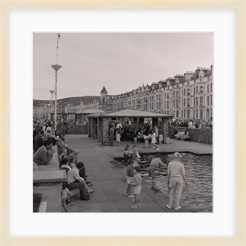 Brass Band on Douglas Promenade by Manx Press Pictures