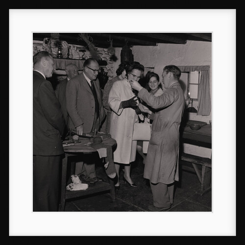 Lieutenant Governor Sir Ronald Herbert Garvey tours the Manx Museum by Manx Press Pictures