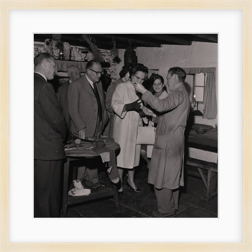 Lieutenant Governor Sir Ronald Herbert Garvey tours the Manx Museum by Manx Press Pictures