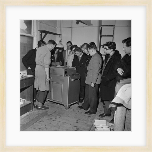 Boys from 'Tech' at the Isle of Man Times Office, Douglas by Manx Press Pictures