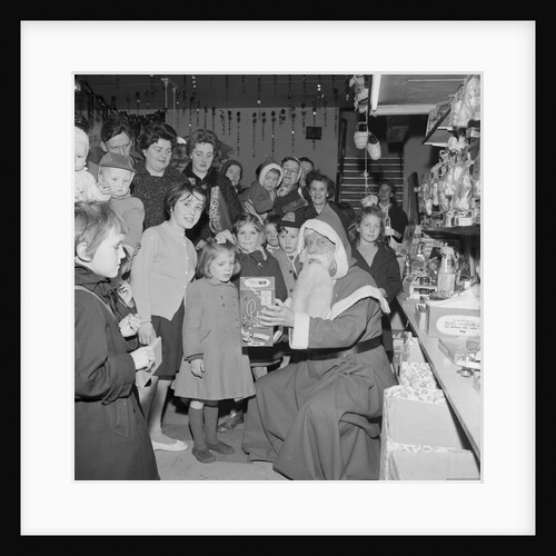 Father Christmas at the Co-op, Isle of Man by Manx Press Pictures