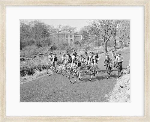 Boys' cycle race, Isle of Man by Manx Press Pictures