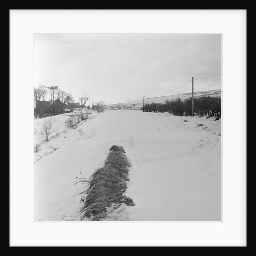 Snow drifts, St Johns by Manx Press Pictures
