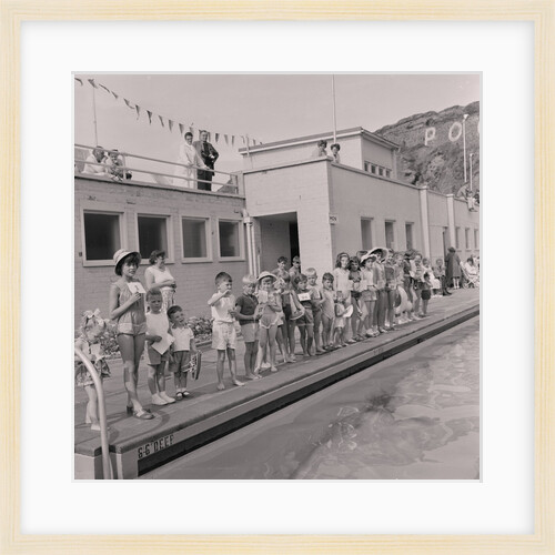 Beach Wear Competition, Peel Swimming Baths by Manx Press Pictures