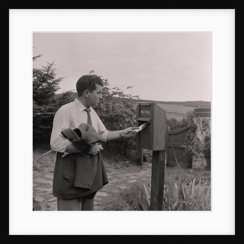 Terry Cringle on the Calf of Man by Manx Press Pictures