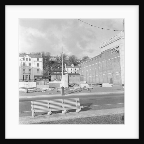 Site after removal of Crescent Pavilion, Douglas by Manx Press Pictures