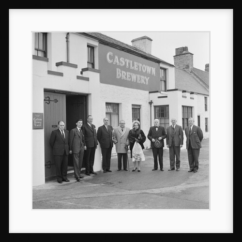 Lieutenant Governor Sir Ronald Herbert Garvey at Castletown Brewery by Manx Press Pictures