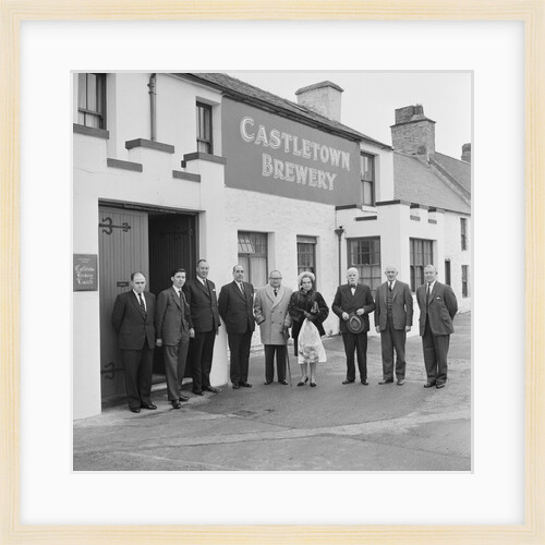 Lieutenant Governor Sir Ronald Herbert Garvey at Castletown Brewery by Manx Press Pictures