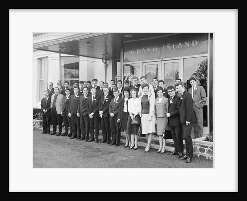 Travel students at the Grand Island, Isle of Man by Manx Press Pictures