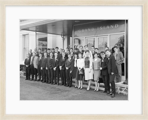 Travel students at the Grand Island, Isle of Man by Manx Press Pictures