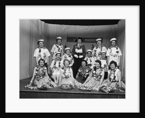 Mannin Town Women's Guild Hawaiian play by Manx Press Pictures