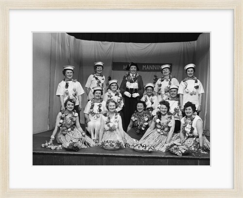 Mannin Town Women's Guild Hawaiian play by Manx Press Pictures