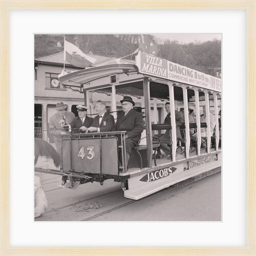 R.T.B.I. President starts horse tram service at Derby Castle by Manx Press Pictures