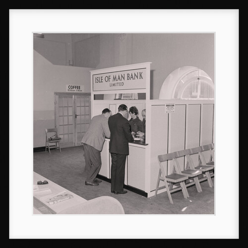 Isle of Man Bank, temporary bank at Castle Mona by Manx Press Pictures