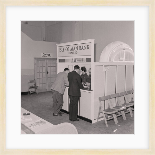 Isle of Man Bank, temporary bank at Castle Mona by Manx Press Pictures