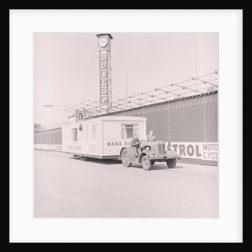 Manx Radio arrives at The Grandstand by Manx Press Pictures