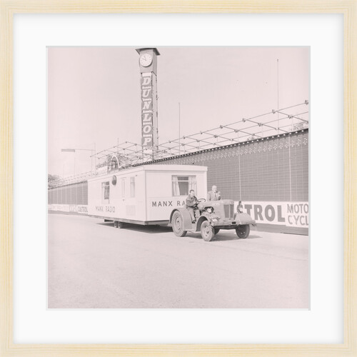 Manx Radio arrives at The Grandstand by Manx Press Pictures