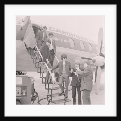 The Rolling Stones land at Ronaldsway Airport by Manx Press Pictures