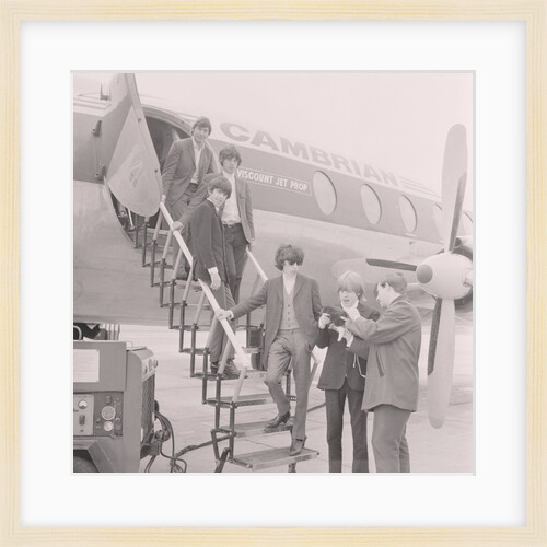The Rolling Stones land at Ronaldsway Airport by Manx Press Pictures