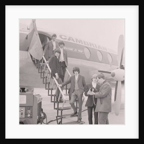 The Rolling Stones land at Ronaldsway Airport by Manx Press Pictures