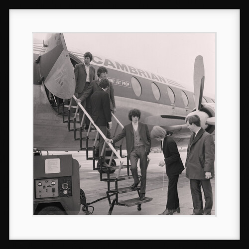 The Rolling Stones land at Ronaldsway Airport by Manx Press Pictures