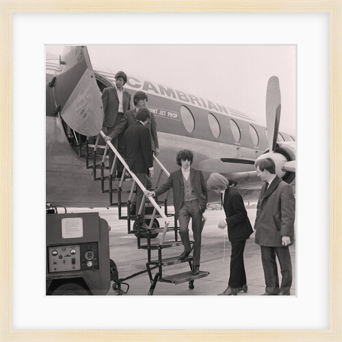 The Rolling Stones land at Ronaldsway Airport by Manx Press Pictures