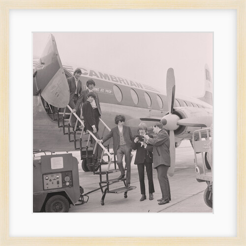 The Rolling Stones land at Ronaldsway Airport by Manx Press Pictures