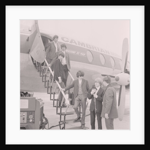 The Rolling Stones land at Ronaldsway Airport by Manx Press Pictures