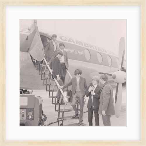 The Rolling Stones land at Ronaldsway Airport by Manx Press Pictures