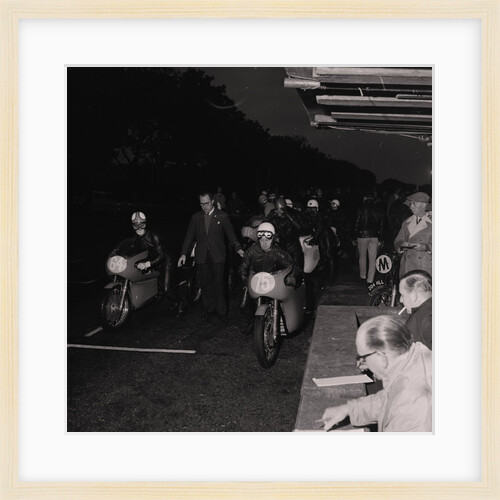 First rider away at the Manx Grand Prix by Manx Press Pictures