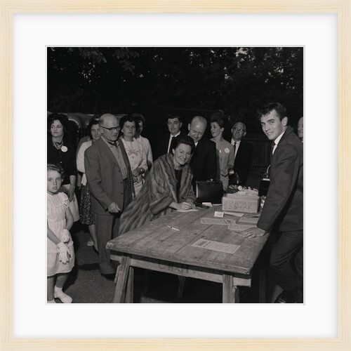 Ivy Benson and Clifford Irving at Rushen Abbey by Manx Press Pictures