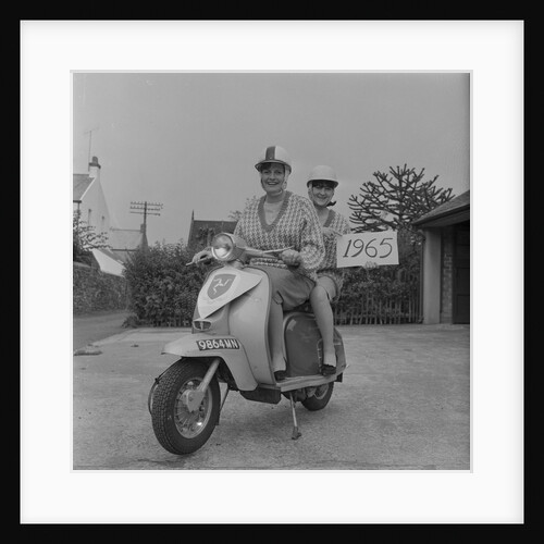 1965 Scooter Girls, Isle of Man by Manx Press Pictures