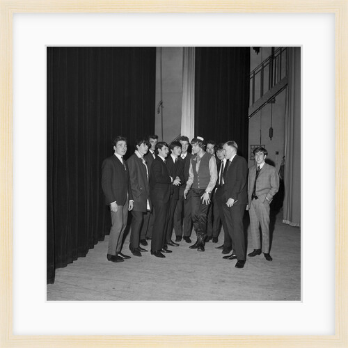 Radio Caroline DJ Tom Lodge and pop groups, Villa Marina, Douglas by Manx Press Pictures