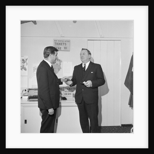 Speaker of the House of Keys receives first Isle of Man Lottery ticket by Manx Press Pictures