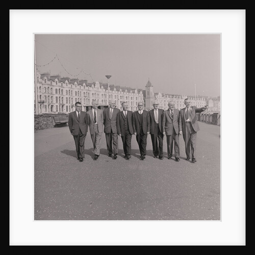 Tourist representatives on Douglas Promenade by Manx Press Pictures