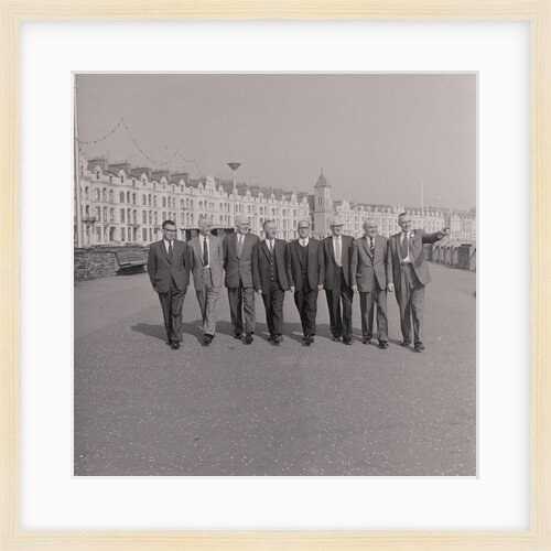 Tourist representatives on Douglas Promenade by Manx Press Pictures