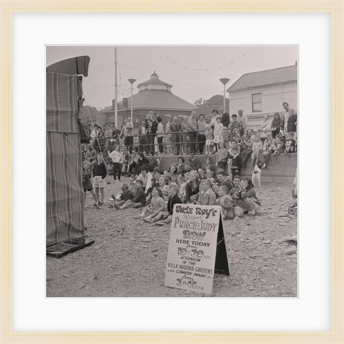 Punch and Judy on Douglas beach by Manx Press Pictures