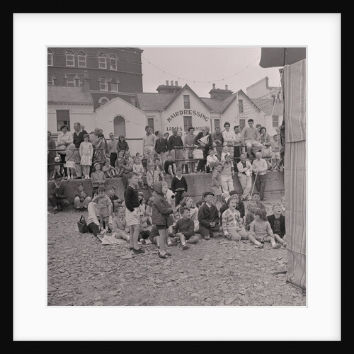 Punch and Judy on Douglas beach by Manx Press Pictures
