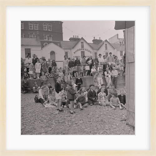 Punch and Judy on Douglas beach by Manx Press Pictures