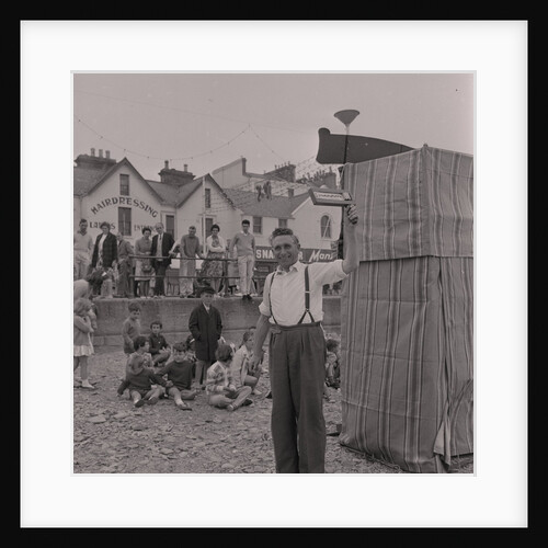 Punch and Judy on Douglas beach by Manx Press Pictures