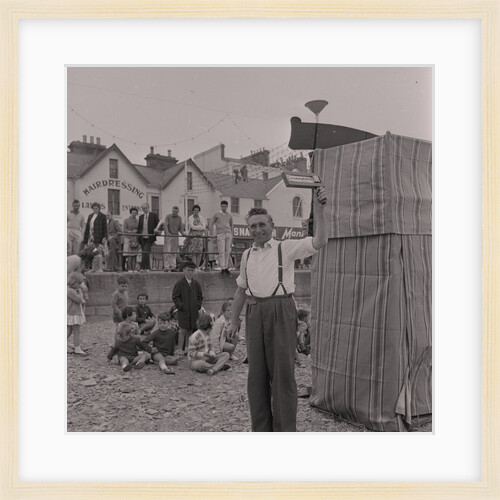 Punch and Judy on Douglas beach by Manx Press Pictures