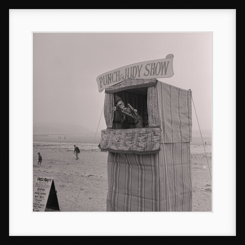 Punch and Judy on Douglas beach by Manx Press Pictures