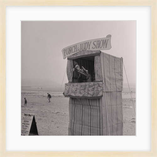 Punch and Judy on Douglas beach by Manx Press Pictures