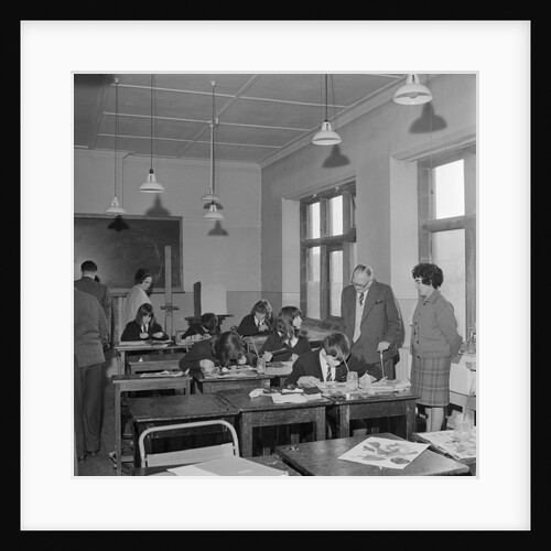 Lieutenant Governor Sir Ronald Herbert Garvey visits School of Art, Isle of Man by Manx Press Pictures
