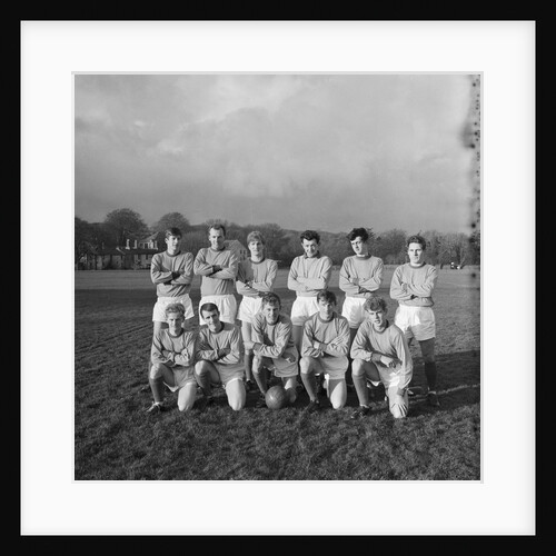 Men's football team, Cup Final, New Year's Day, Isle of Man by Manx Press Pictures