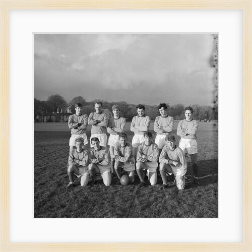 Men's football team, Cup Final, New Year's Day, Isle of Man by Manx Press Pictures
