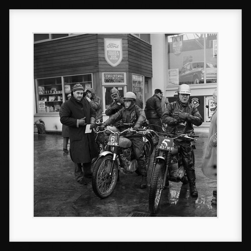 Peveril motorcycle scramble, New Year's Day, Isle of Man by Manx Press Pictures