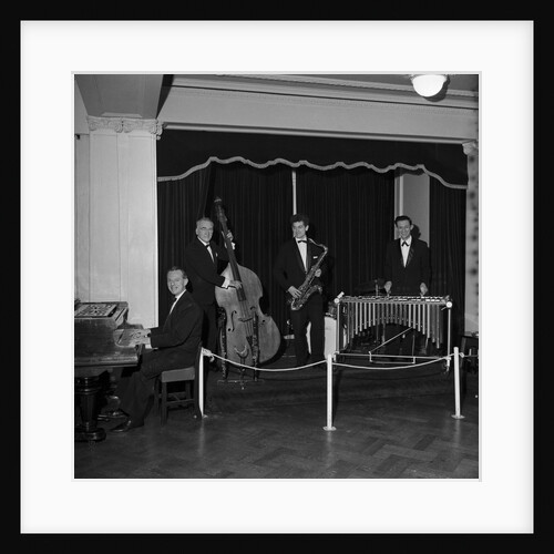 Band at the Belle Vue, Isle of Man by Manx Press Pictures